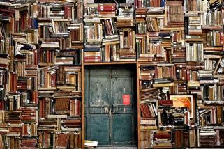 mur de livres